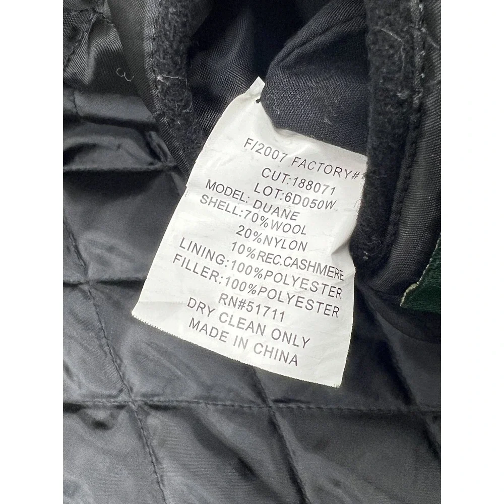 Polo Ralph Lauren Cashmere Blend Overcoat Jacket Full Zip Wool Men's Size 46L - Picture 5 of 10